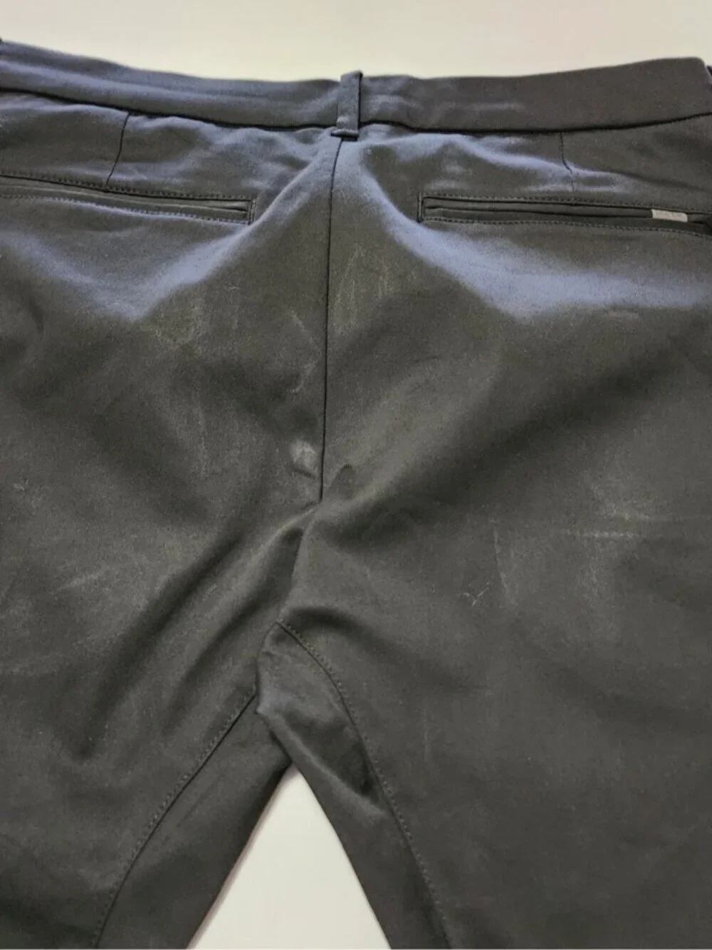 DUER Black Smart Stretch Tech Mid Rise Slim Fit Trousers